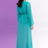 Sea Green Long Maxi Dress - FLAIR 14 [Drizzle] - Image 3